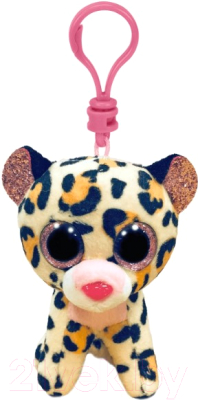 TY Beanie Babies леопард Livvie игрушка- брелок