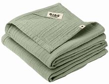 Bibs Муслиновая пеленка Cuddle Cloth, 70х70 см, 2 штуки / цвет Sage (шалфей)