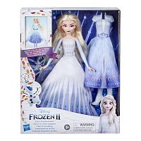 Hasbro Кукла Disney Frozen Холодное Сердце 2 "Эльза в королевском наряде"					