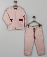 Flexi Комплект: толстовка+брюки / цвет розовый					