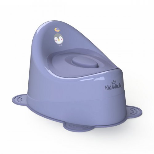 Kidwick Горшок туалетный Улитка / цвет фиолетовый, темно-фиолетовый с темно-фиолетовой крышкой