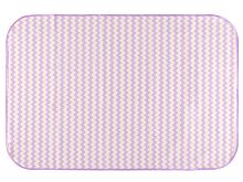 Roxy Kids Подкладная клеенка с резинками-держателями "Сиреневые зигзаги"					