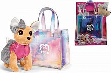 Chi-Chi Love Плюшевая игрушка "Собачка в прозрачной сумочке" Simba, 20 см
