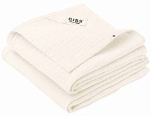Bibs Муслиновая пеленка Cuddle Cloth, 70х70 см, 2 штуки / цвет Ivory (айвори)					