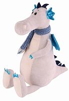 Maxitoys Мягкая игрушка Дракон Эштон в шарфике, 25 см					