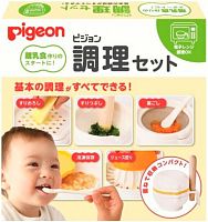 Pigeon Набор детской посуды, 4 варианта терок для пюре					