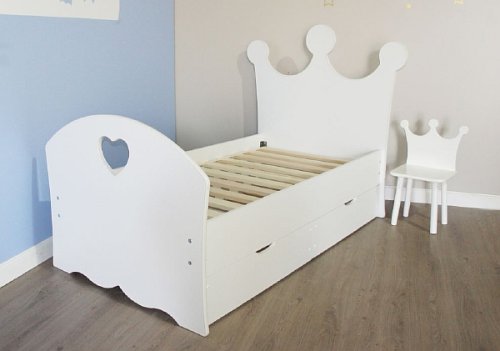 Ивашка Кровать подростковая "Woodenbed" 1 / цвет белый