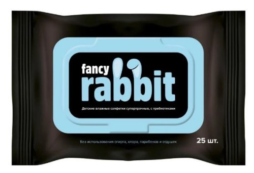 Fancy Rabbit for home Влажные детские салфетки, 25 штук