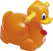 Ok baby quack, горшок 707 музыкальный  / цвет оранжевый 45