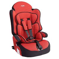 Siger Детское автомобильное кресло Прайм isofix (9-36 кг), группа 1/2/3, цвет красный