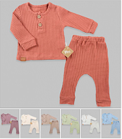 Flexi Детский комплект: кофта, штаны  / цвет коричневый