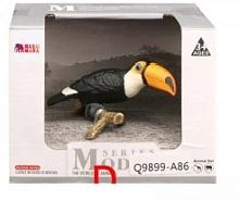 Паремо Фигурка игрушка серии "Мир диких животных" : птица Большой тукан					