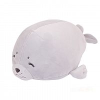 Abtoys Мягкая игрушка Super soft "Морской котик серый", 27 см