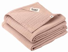Bibs Муслиновая пеленка Cuddle Cloth, 70х70 см, 2 штуки / цвет Blush (розовый)