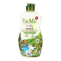 BioMio Бальзам экологичный Baby для мытья детской посуды "Ромашка и иланг-иланг" 450мл