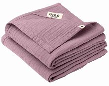 Bibs Муслиновая пеленка Cuddle Cloth, 70х70 см, 2 штуки / цвет Heather (сиреневый)					