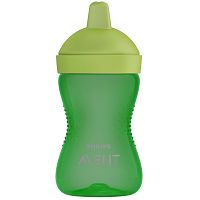 Avent Чашка-непроливайка с твердым носиком 300мл / цвет зеленый