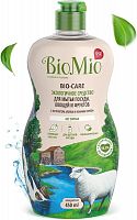 BioMio Средство для мытья посуды, овощей и фруктов с экстрактом хлопка и серебра 450мл