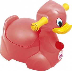 Ok baby quack, горшок 707 музыкальный  / цвет розовый 66