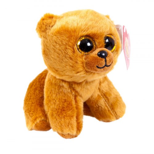 ABtoys Мягкая игрушка Медведь бурый, 14 см / цвет коричневый