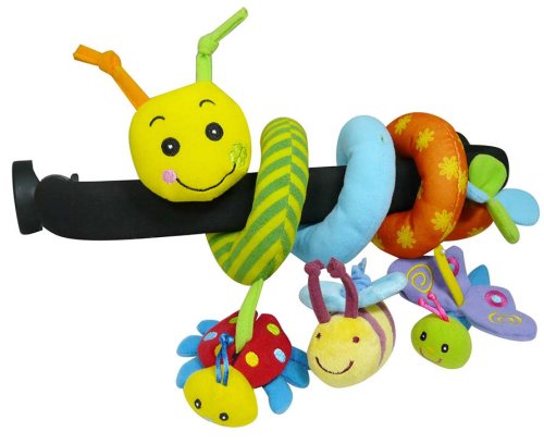 Biba Toys Развивающая подвесная игрушка Гусеница и друзья