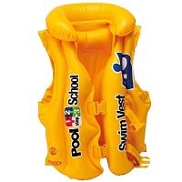 Intex Жилет для плавания надувной Школа плавания 58660EU / цвет желтый					