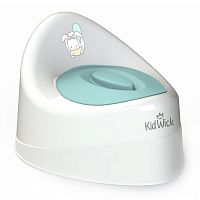 Kidwick Горшок туалетный Ракушка / цвет белый с бирюзовой крышкой