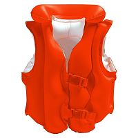 Intex Жилет для плавания надувной Делюкс 58671NP / цвет оранжевый					