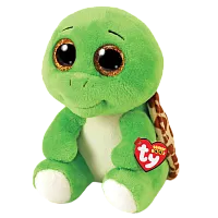 TY Мягкая игрушка Beanie Boo's Черепаха пятнистая Turbo / цвет зеленый					